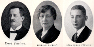 Ernst, Therese och Carl Johan Ernst, Therese och Carl Johan